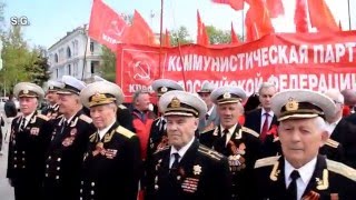 1Mai Demonstration in Sewastopol auf der Krim 2016 [upl. by Blondy]