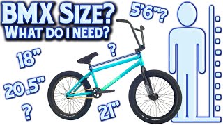 What Size BMX Bike  Frame Do I Need [upl. by Halden]