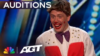 Simon Cowell faces his biggest fear Papayaso  Auditions  AGT 2023 [upl. by Niac273]