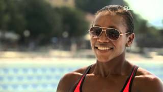 Interview with Alia Atkinson Team Speedo athlete [upl. by Eigram]