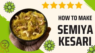 Semiya Kesari  SEVIYON KA MEETHA  Sweet Recipe  Chef Habeeb 💥✨🤤 [upl. by Meriel]