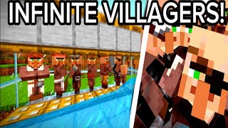 Minecraft EAISIEST Villager Breader Farm 🤯 Infinite villager [upl. by Pond]