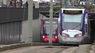 Trams in Den Haag The Hague  Netherlands September 2018 [upl. by Lashar]