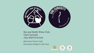 Bat and Bottle Wine Club July Vini Curiosity Case Preview [upl. by Narrat956]