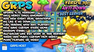 BEST SERVER CUY🔥 NEW UPDATE🚀😋  GROWTOPIA PRIVATE SERVER TERBARU 2024  BEST GTPS 2024  V 470 [upl. by Volney]