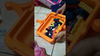 UNBOXING MAINAN EDUKASI MEJA LEGO DRAWING BOARD [upl. by Lyford]