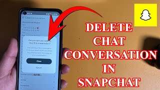 How to Delete all chat conversation in Snapchat [upl. by Anahsirk]