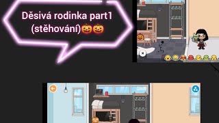 Strašidelná rodinka part1 stěhování🎃🎃 [upl. by Earahs]