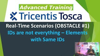 TRICENTIS Tosca 160  Lesson 43  OBSTACLE1  IDs are not everything – Elements with Same IDs [upl. by Aicirtap234]