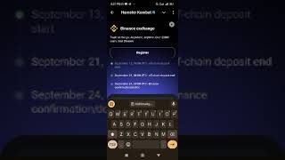 HOW TO ADD BINANCE HAMSTER ADDRESS AND MEMO TO YOUR HAMSTER🐹 [upl. by Adnohrahs]