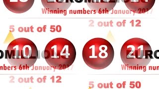 Euromillions Zahlen Ziehung Freitag 06012017 Jackpot steigt weiter [upl. by Aihtnis612]