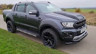 Ford Ranger Wildtrak with electric rear roll cover at Downs Autos Ltd wwwdownsautoscouk [upl. by Leerzej]