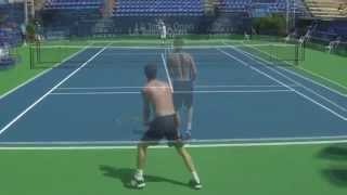 Marat Safin Backhand in Slow Motion  Tennis Technique [upl. by Dedie]