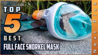 Top 5 Best Full Face Snorkel Masks Review in 2024 [upl. by Htidirrem]