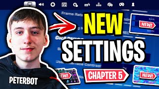 Peterbots NEW Settings In Fortnite Chapter 5 BEST STRETCHED RES [upl. by Sanjay]