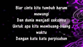 Cinta Kita Shireen Sungkar ft Teuku Wisnu lyric [upl. by Aerbma293]