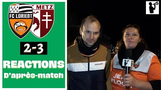 REACTIONS LORIENT  METZ FCLFCM 23 [upl. by Jarrad12]