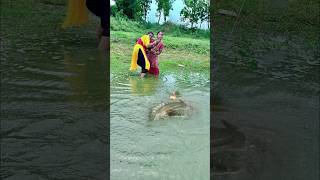 Unique hook fishing🎣🎣  Two lady hook fishing in pond hookfishing fishingtechnique fishing Ep34 [upl. by Ellis]