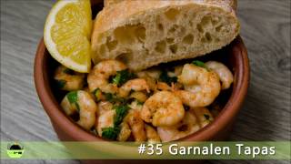 35 Garnalen Tapas Foodbomb [upl. by Jasen]