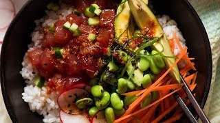 Tuna Poke Bowls [upl. by Hjerpe]