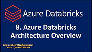 8 Azure Databricks architecture overview [upl. by Idoj445]