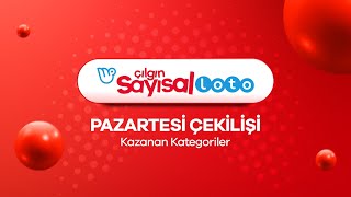 Çılgın Sayısal Loto 14 Ekim 2024 Çekilişi No 124  Kazanan Kategoriler [upl. by Whitcher]