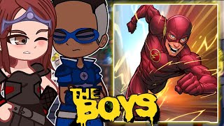 The Seven React to The Flash  The Boys React  Gacha Life  TikTok Edits [upl. by Meriel143]