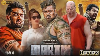 Martin TRAILER Review In Hindi  South Movie [upl. by Ahsyekal736]