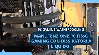 Manutenzione PC GAMING con RAFFREDDAMENTO a LIQUIDO Ek x LianLi [upl. by Knuth]