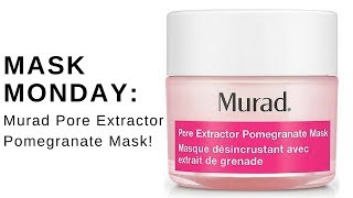 Mask Monday Murad Pore Rescue Pore Extractor Pomegranate Mask [upl. by Jacinda149]