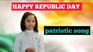 Republic Day Song l Patriotic Song In English l Princess Zavi republicday patrioticsong poem [upl. by Ahsiniuq]