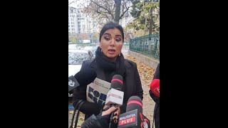 Adriana Bahmuțeanu prima reacție după ce a ieșit din sala de judecată la procesul cu Honorius cai [upl. by Rabassa449]