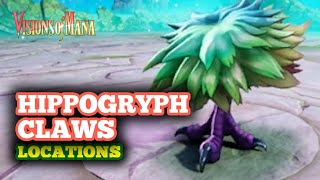 Hippogryph Claw Locations in Visions of Mana  How to Gather Hippogryph Talons [upl. by Atinahc]