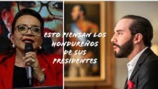 Esto piensan los Hondureños de nayibbukele y de su Presidenta Xiomara con el régimen de excepción [upl. by Camden]