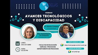 WEBINAR Avances tecnológicos y discapacidad [upl. by Shaffert]