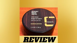 Every Man Jack Grooming Beard Balm Review [upl. by Pravit]