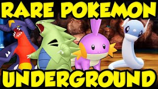 GRAND UNDERGROUND RARE POKEMON SPAWNS GUIDE How To Get Rare Pokemon Brilliant Diamond Shining Pearl [upl. by Hannaoj]