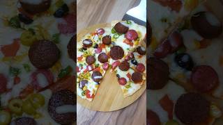 Kolay Tava Pizzası  Tavada 5 Dakikada Pizza Nasıl Yapılır pratiktarifler shorts pizza recipe [upl. by Enilarak]