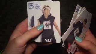 Unboxing EXO XOXO Complete Photocard Set SM Lotte Pop Up Store [upl. by Reynolds]