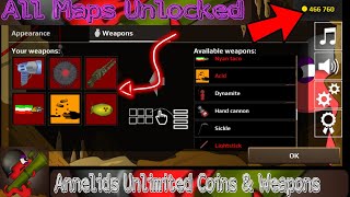 Annelids Game Play  All Weapons Unlocked🔥  All Levels amp Maps Unlocked💥💥  Technical S Gamer [upl. by Barram]