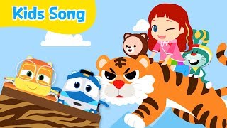 Goblin Pants  Kids songs  LittleTooni songs with Robot Trains [upl. by Orland]