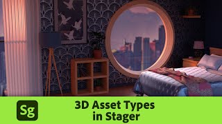 Overview of 3D Asset Types in Substance 3D Stager  Adobe Substance 3D [upl. by Lexine387]