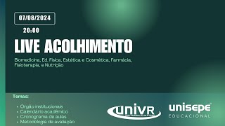 LIVE DE ACOLHIMENTO [upl. by Phillipp165]