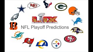 NFL Playoff Predictions 2024 [upl. by Chelsie]