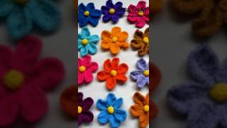 Guirnalda de Flores 🌸 crochet crafttok crochettok handmade crochetflowers handmade diy [upl. by Notaes]