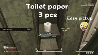 Toilet Paper 3 pcs  Fallout 76 [upl. by Hendry]