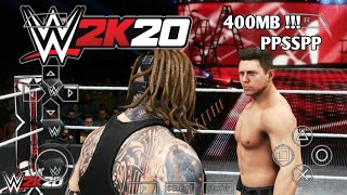 KEREN  MAINKAN GAME WWE 2K20 400MB Android Offline Best  WWE 2K20 PSP Android [upl. by Ecinahs]