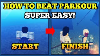 How to BEAT Parkour Course in DemonFall  How To Get Water Breathing  Roblox DemonFall [upl. by Ettennaj]