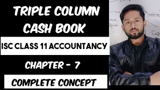 Triple Column Cash Book  Triple Column Cash Book Cash Bank amp Discount Column Contra Entry [upl. by Fredette]