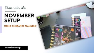 Plan With Me Setting Up My November Planner [upl. by Ttebroc872]